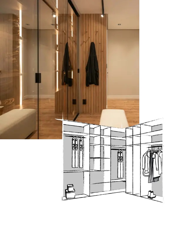 croquis dessin aménagement intérieur