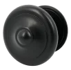 Bouton de porte fixe Empire noir