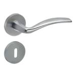 Poignée Soft bec de cane chromé satiné