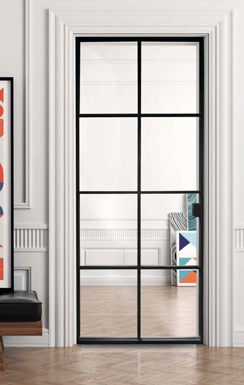 porte vitrée salon sur mesure