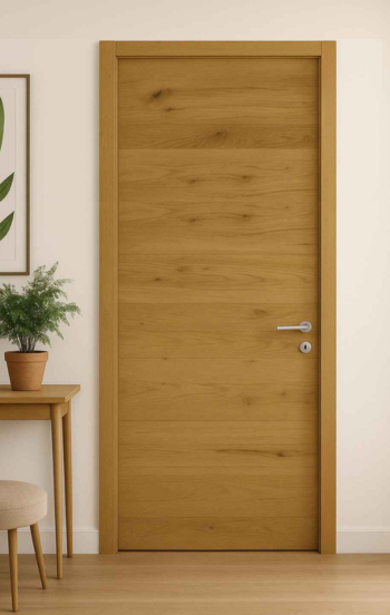 porte d'intérieur sur mesure en bois